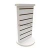 Double Sided Wooden Slatwall Countertop Spinner Rack For Jewelry Display