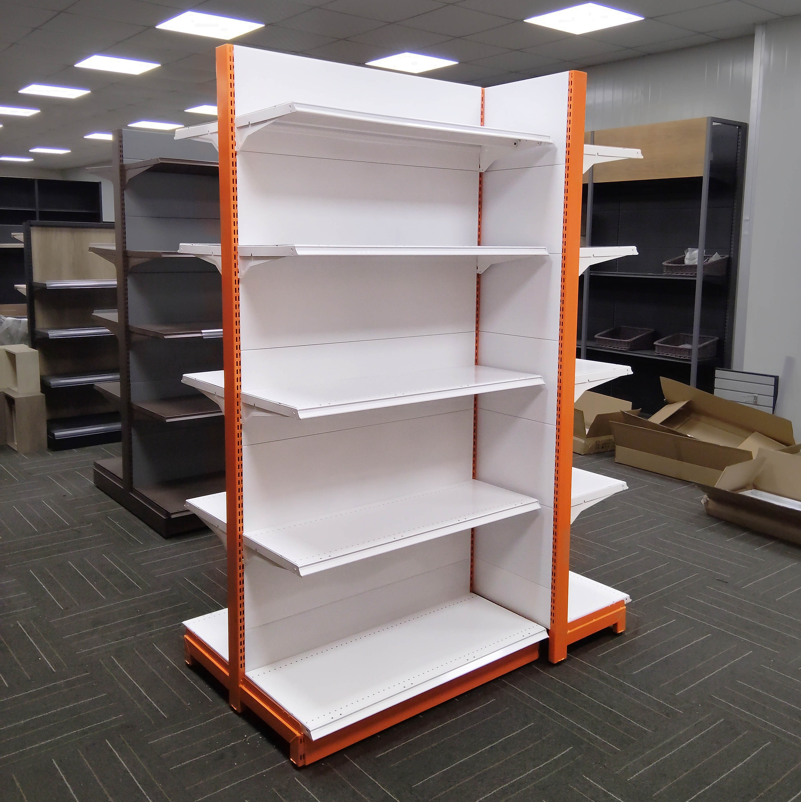 Gondola Shelving Assembly