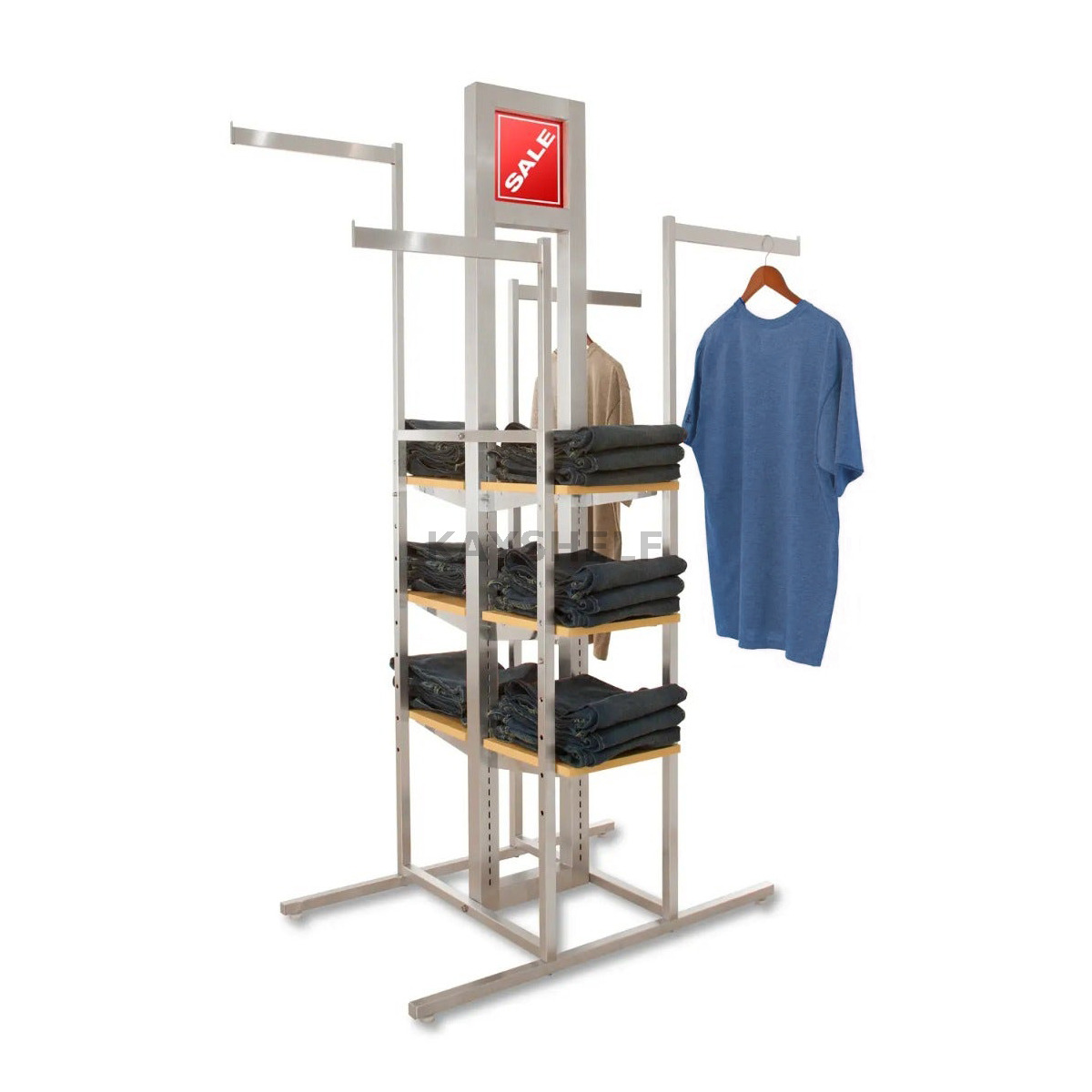 4-arm clothing rack
