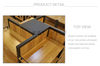 Wooden 4-Sided Merchandiser Display Unit