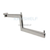 Apparel Rack Display Chrome Steel Stepped Arm for Oval Bar Heavy Duty for Retail & Shop Fittings