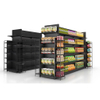 Multi-Level Commercial Gondola Shelf System, Sturdy Retail Organization