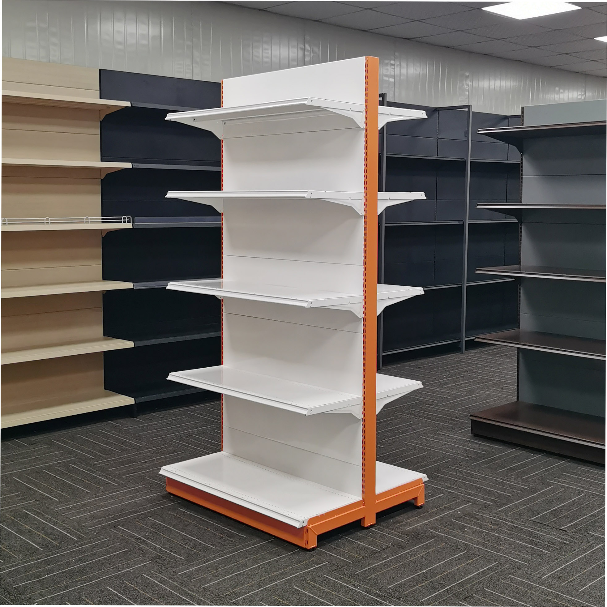 Supermarket Shelves Present