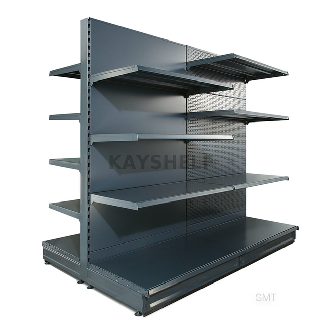 Heavy Duty European Shop Shelving System | Tegometal Compatible Island Gondola Rack for Supermarket & Grocery Store